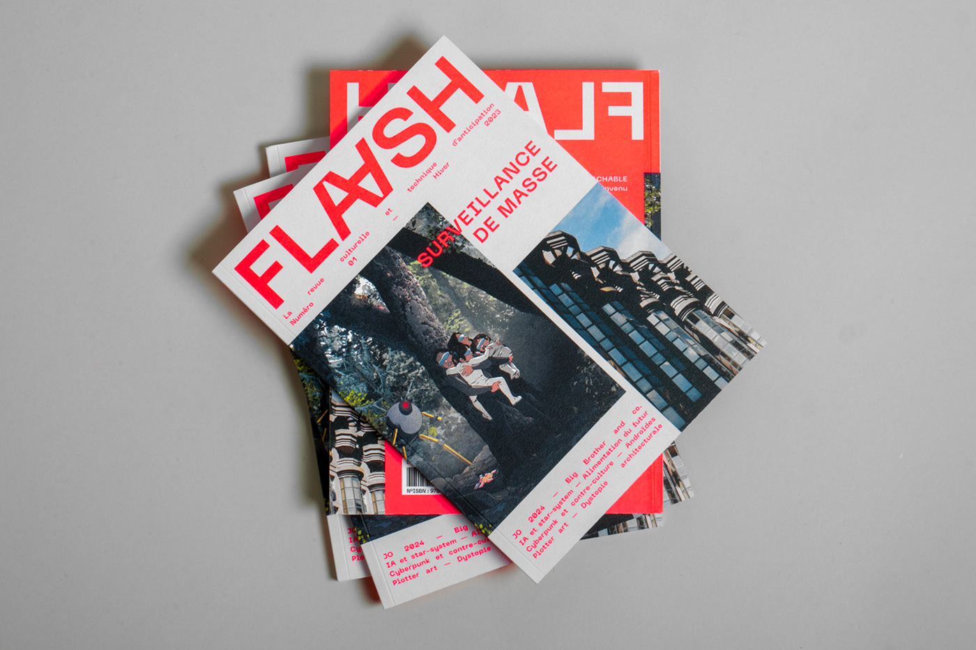 FLAASH雜誌極簡風格排版設計