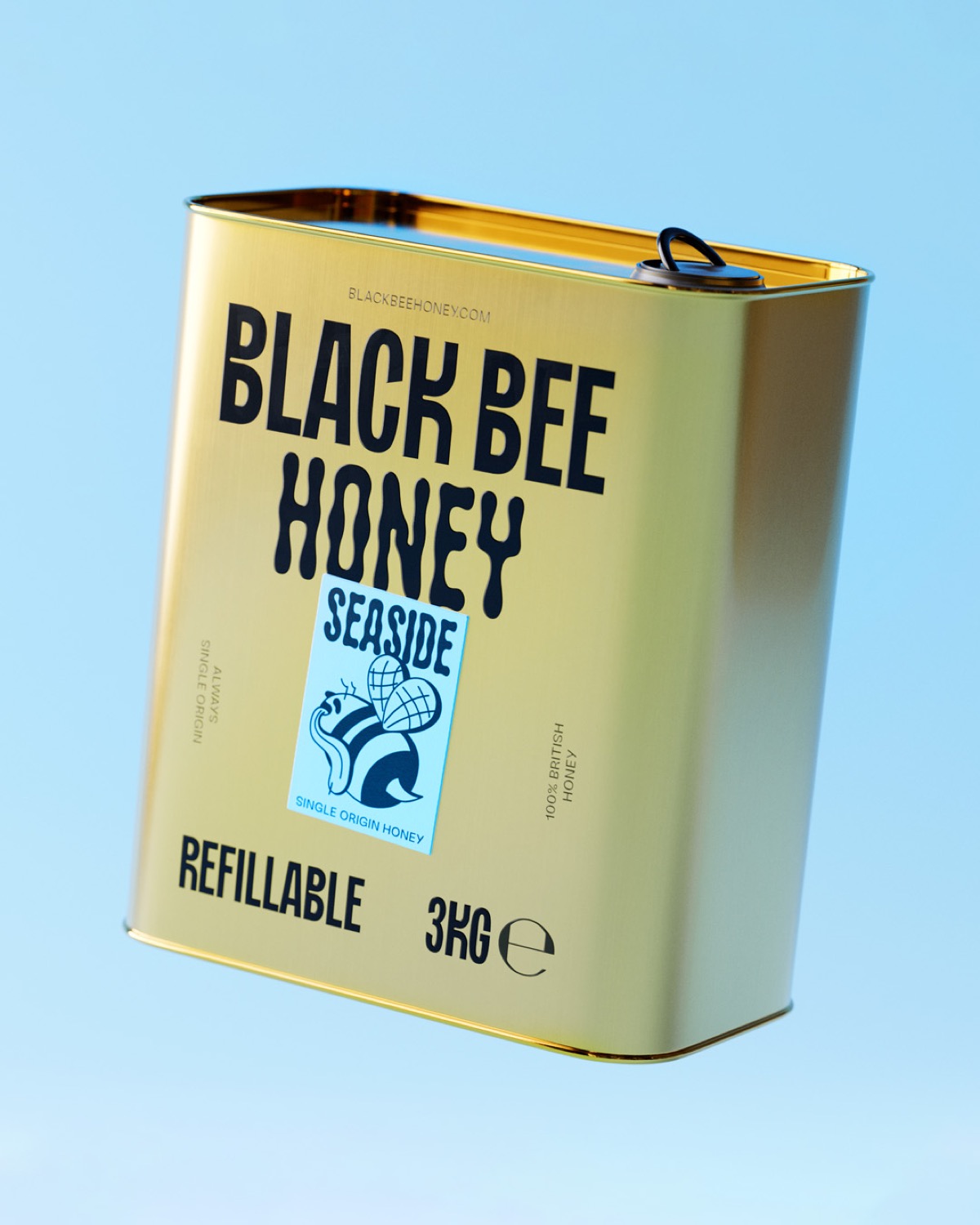 Black Bee Honey蜂蜜包裝設計