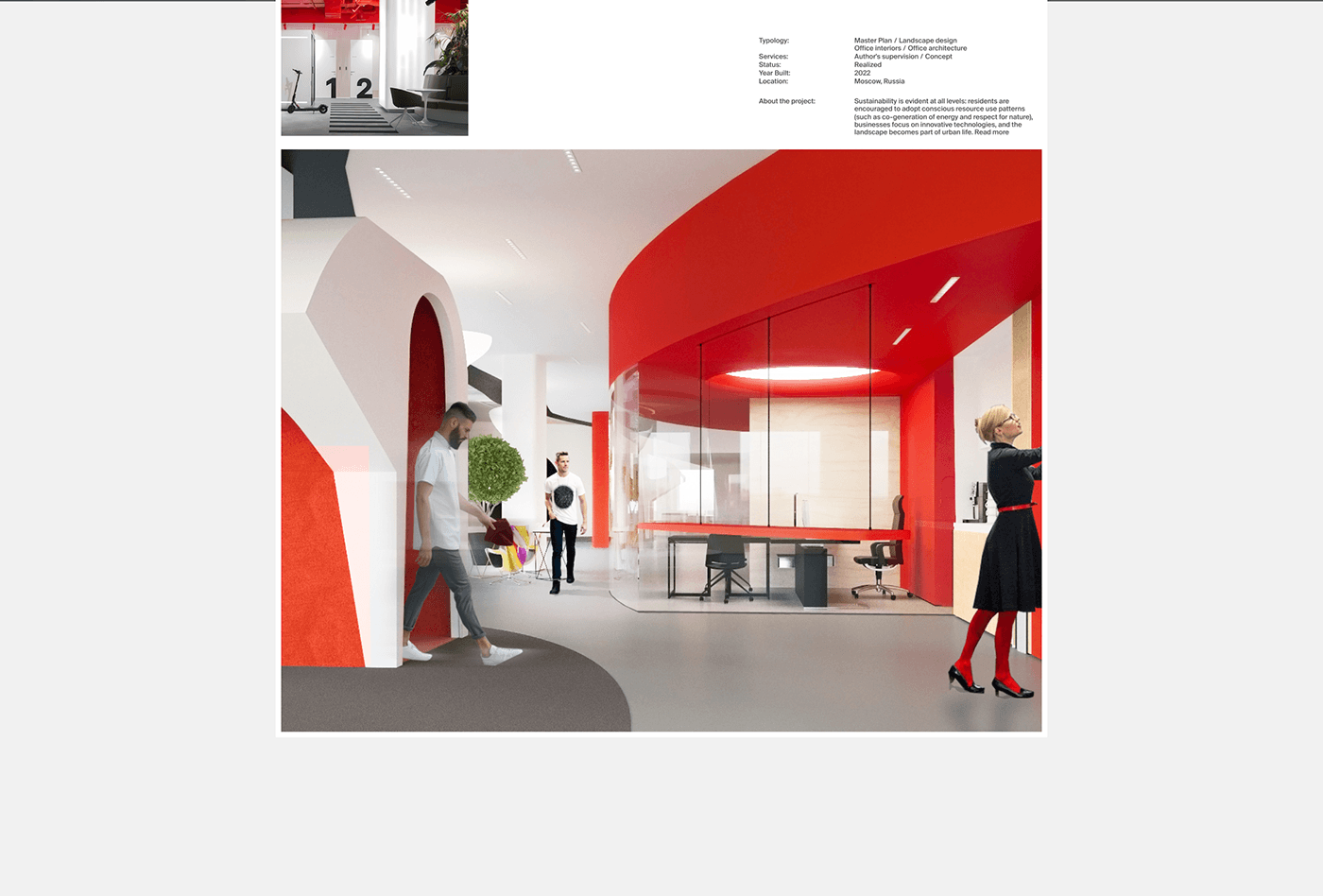 IND 建築事務所時尚極簡的網頁設計