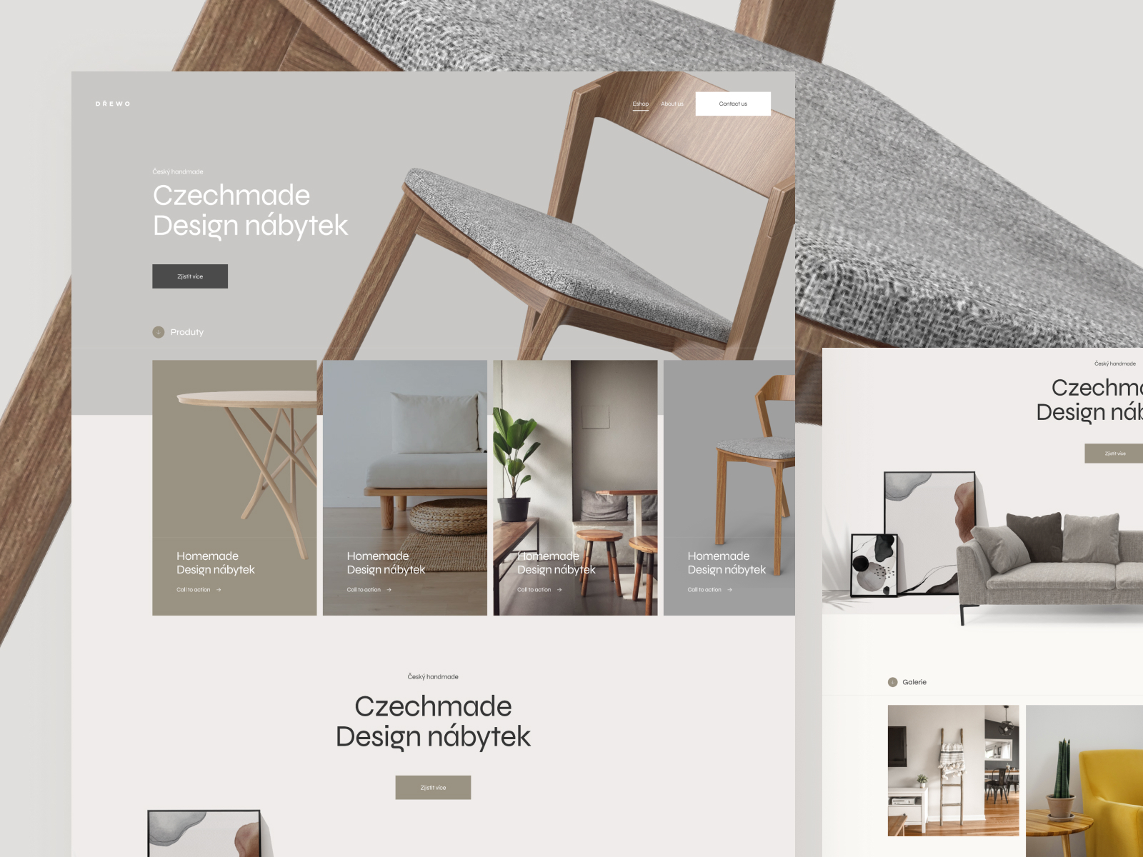 家具WEB落地頁設計靈感