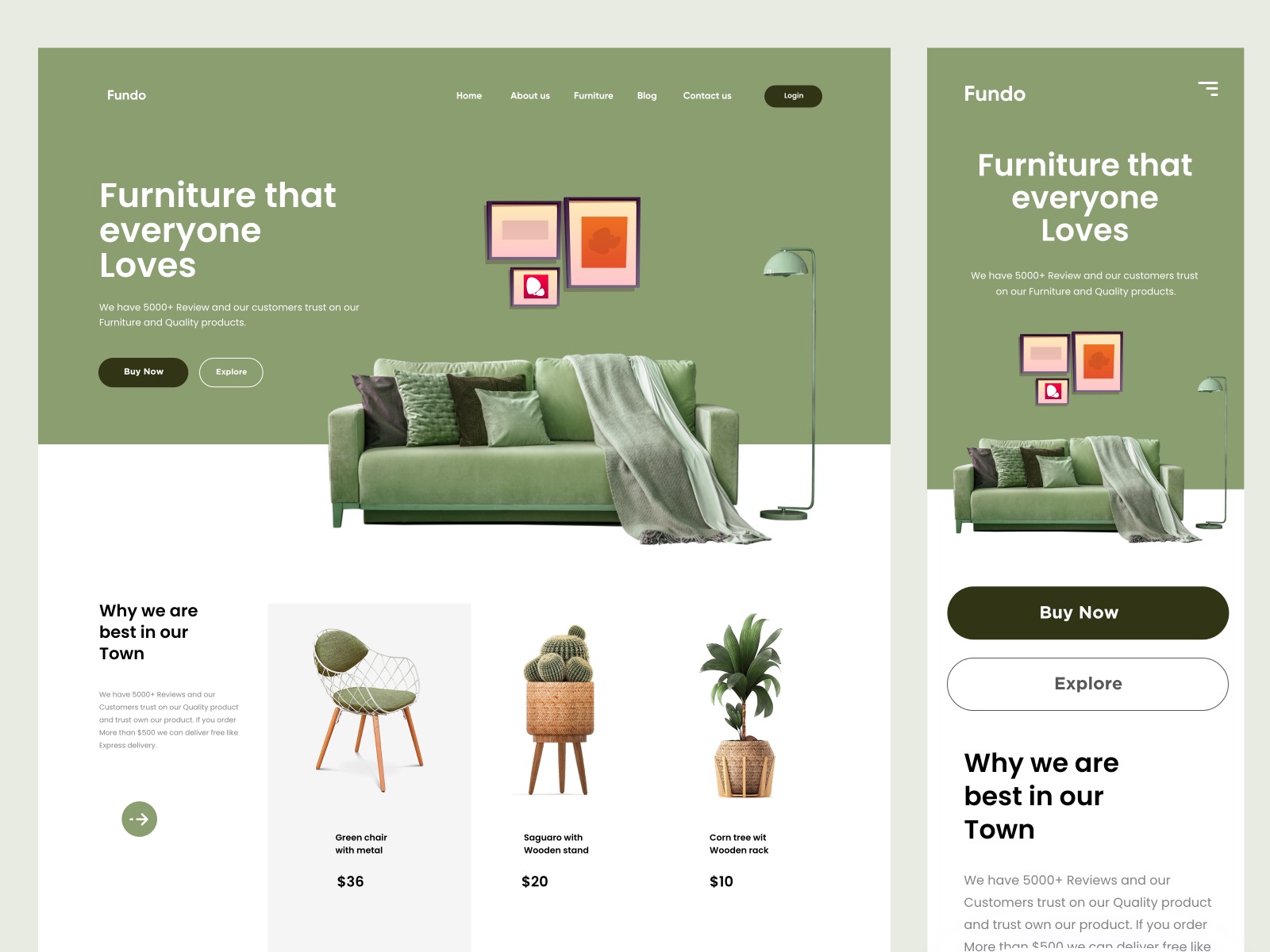 家具WEB落地頁設計靈感