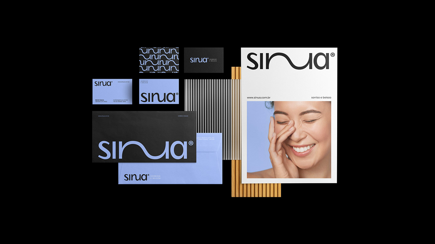 向自然曲線和精妙設計致敬：Sinua診所品牌視覺設計