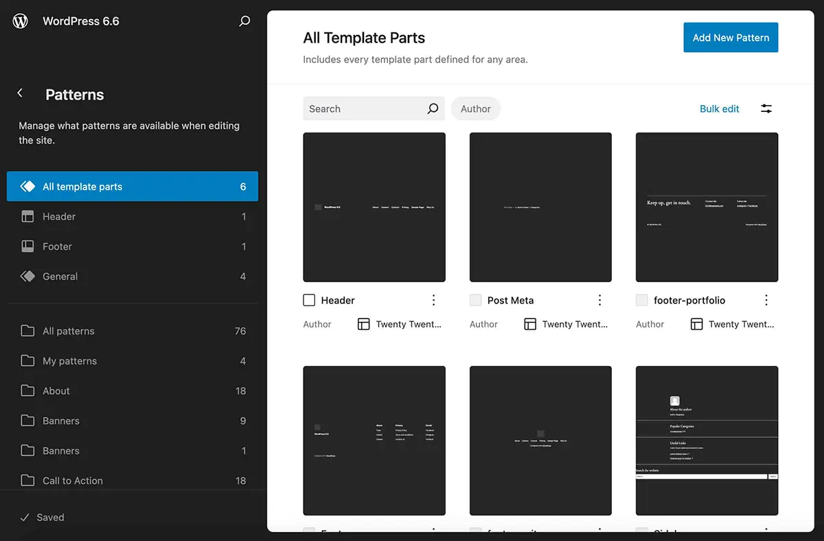 WordPress 6.6 更新：模式覆蓋、區塊綁定 API、資料視圖、新設計工具 | WordPress網頁設計