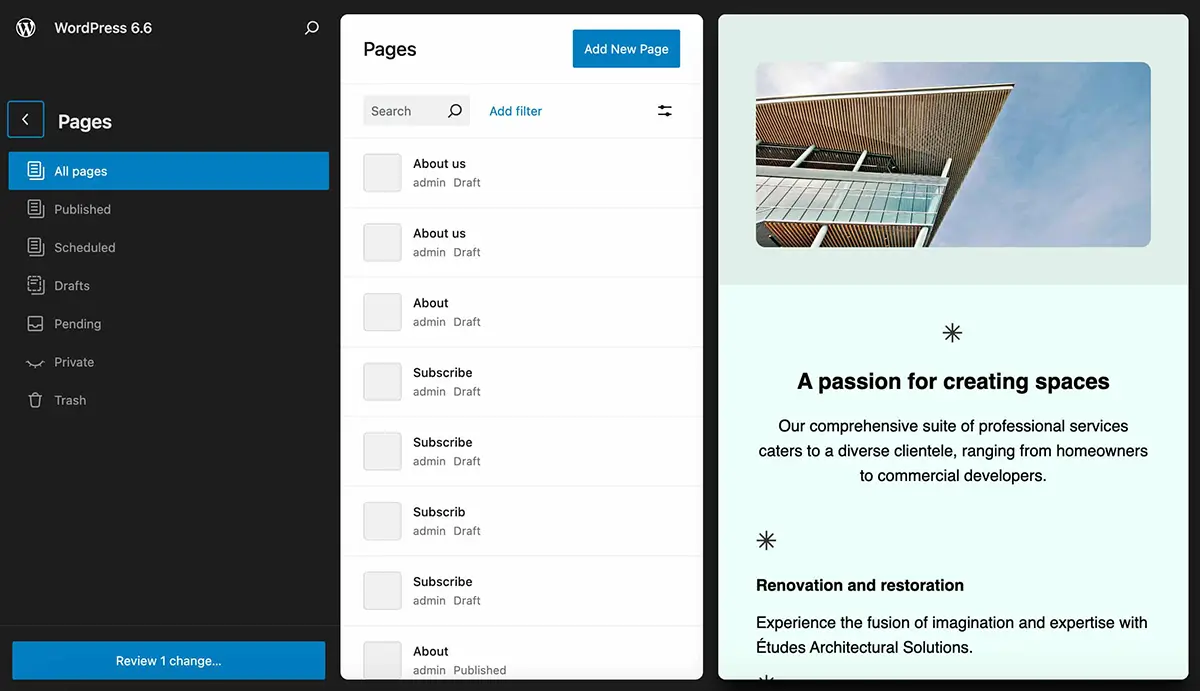 WordPress 6.6 更新：模式覆蓋、區塊綁定 API、資料視圖、新設計工具 | WordPress網頁設計